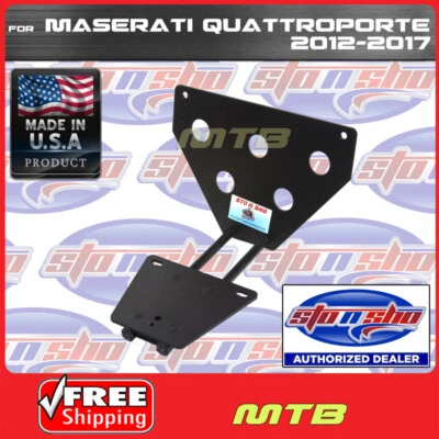 Soporte de matrícula para Maserati Quattroporte 2012-2017 STO N SHO SNS86 Foto 1 de 4