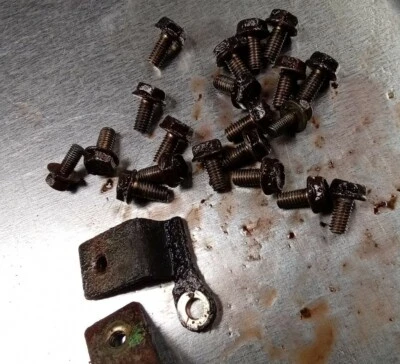 Juego de tornillos de cárter de aceite de transmisión automática Nissan 240sx 89-98 RE4R01A Foto 1 de 2