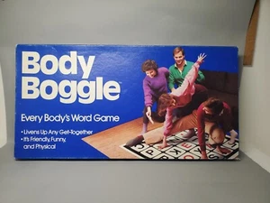 Vintage Body Boggle Game By Parker Bros 1985 Fully Complete - Picture 1 of 9