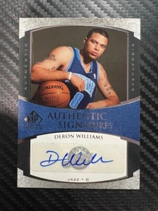 2005-06 SP Signature Edition Deron Williams Auto Basketball Card /V115 - Picture 1 of 2