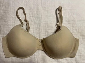 Barely Breezies Sweetlift Molded Beige Bra UltimAir Lining BNWOT Sz 40C A79707 - Picture 1 of 12