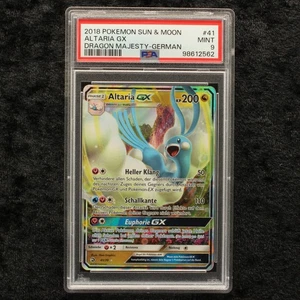 Pokemon Majestät der Drachen Altaria GX PSA 9 Mint Holo German Cards Sammlung - Bild 1 von 2