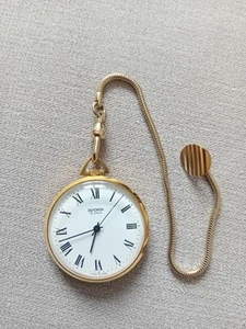SEKONDA USSR 19 JEWELS, AU 10 PLATED CASE, POCKET WATCH ,WORKING WELL - Picture 1 of 2