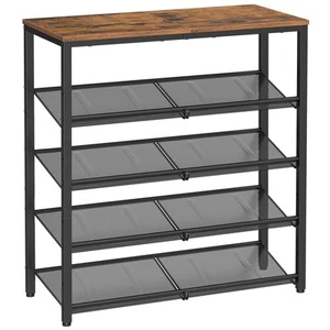 Shoe Rack for Entryway, 5-Tier Shoe Rack Organizer with Storage Shelves and S... - Picture 1 of 8