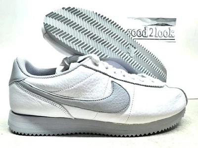 NIKE CORTEZ PRM CUERO BY YOU BLANCO/GRIS TALLA MUJER 12 (HOMBRE 10.5) [FJ8890-900] Foto 1 de 4
