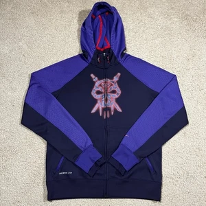 Sudadera con capucha Nike Kobe Bryant Therma Fit púrpura cremallera completa talla pequeña - Imagen 1 de 5