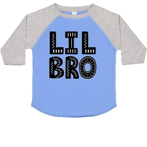 Inktastic Little Brother Lil Bro Boys Outfit Toddler T-Shirt Baby Clothes Childs - Picture 1 of 10