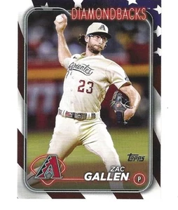 Zac Gallen 2024 Topps Independence Day 50/76 #110 Arizona Diamondbacks - Picture 1 of 2