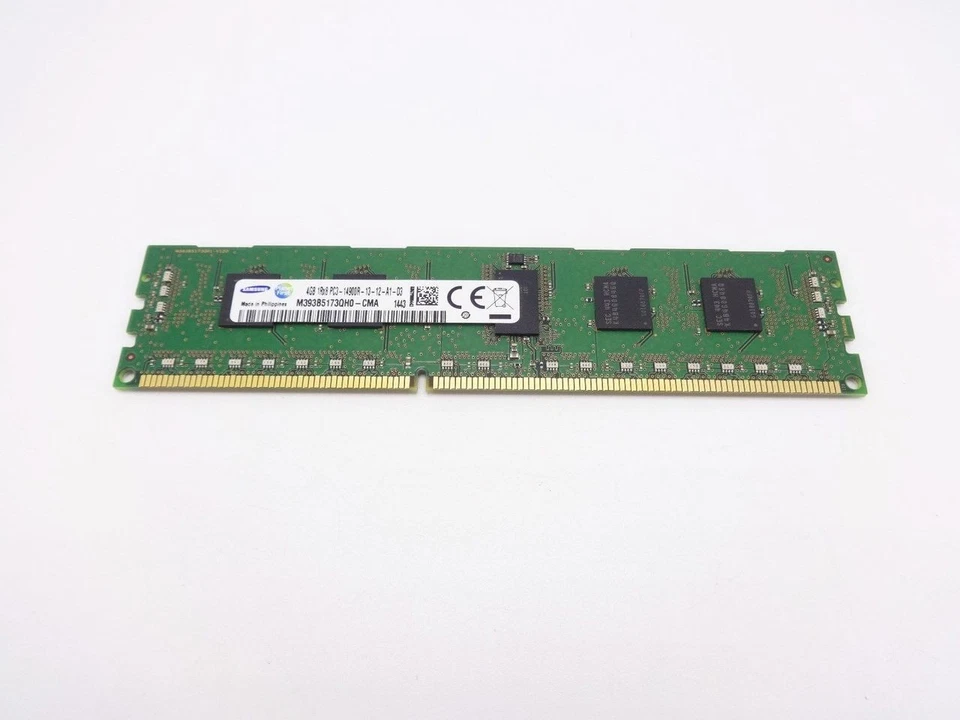 SAMSUNG M393B5173QH0-CMA 4GB PC3 1Rx8 14900R DDR3-1866 Memory Dim - Image 1 of 1