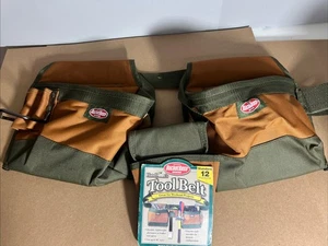 Bucket Boss Brand Handyman’s 12 Pocket Canvas Tool Belt #55032 FREE SHIPPING! - Picture 1 of 12