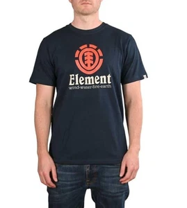 Element T-Shirt Uomo Maglia Manica Corta Maglietta Sportiva Maglietta Casual, Blu, S - Foto 1 di 3