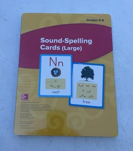 McGraw Hill Sound Spelling Cards LARGE Grades K-6 Home Schooling FREE SHIPPING - Picture 1 of 2