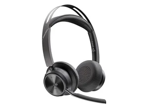 POLY VOYAGER FOCUS 2 BLUETOOTH UC HEADSET - ACCESSORIES INCLUDED - Picture 1 of 3
