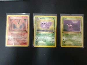 Lotto 6 Carte Pokemon Fossil - Foto 1 di 16