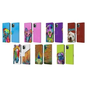 OFFICIAL DUIRWAIGH ANIMALS LEATHER BOOK WALLET CASE FOR APPLE iPHONE PHONES - Picture 1 of 13