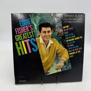 Eddie Fisher's Greatest Hits RCA Victor LP Vinyl Record - Foto 1 di 5