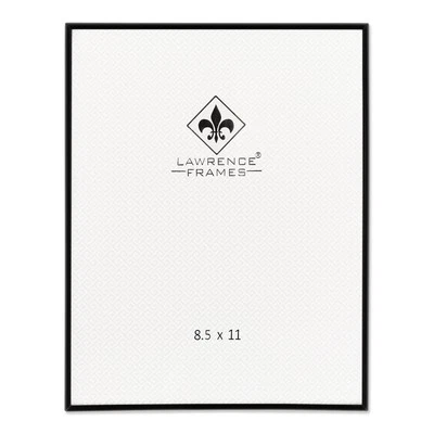 Marco de fotos contemporáneo de metal negro de 8,5x11 pantalla horizontal vertical Foto 1 de 4