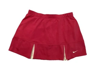 Nike Girls Tennis Golf Skirt/Skort Pink & White Size 14Y Power Knit Dri-FIT ECU - Picture 1 of 13