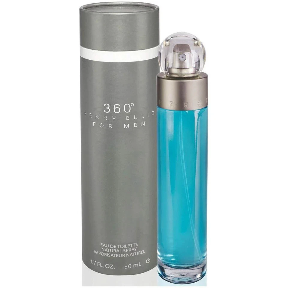 360 by Perry Ellis Colônia Masculina Eau de Toilette 1,6/1,7 oz Nova Na Caixa - Imagem 1 de 1
