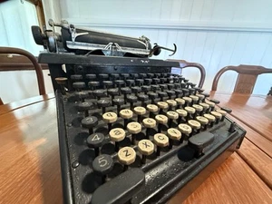 Antique Smith Premiere Typewriter  - Picture 1 of 24