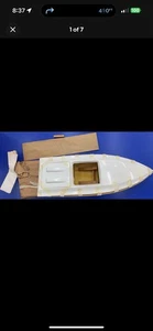 Dumas Boat 20 Long #1415 The Deep Vee Plastic & Fiberglass RC KIT VINTAGE. Rare! - Picture 1 of 5