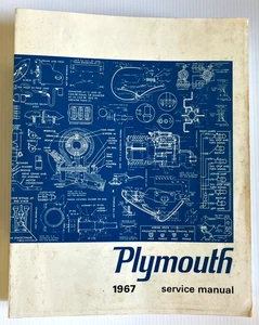 1967 Plymouth Shop Manual Original OEM Repair Service Book - Picture 1 of 15
