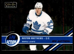 2017-18 O-Pee-Chee Platinum In Action #IA5 Auston Matthews - Picture 1 of 2