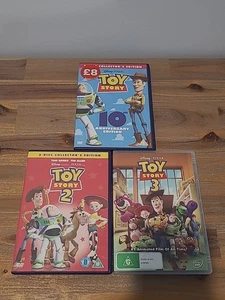 Toy Story 1 2 & 3 DVD Set DISNEY PIXAR Collectors Edition - Picture 1 of 6