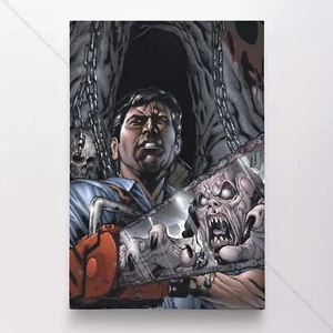 Army of Darkness Poster Canvas Evil Dead Ash Movie Art Print #069 - Picture 1 of 4