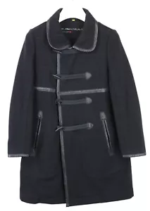 G-Star Essential Mantel Damen M Wollmischung Polohemd Knebelknöpfe Schwarz - Bild 1 von 13