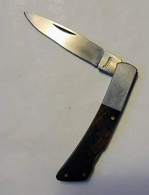 Cuchillo de Bolsillo Plegable TOMAHAWK, Modelo XL-272 - Hoja de 3" + Mango de Madera de 3.5" - 6.5" Foto 1 de 4