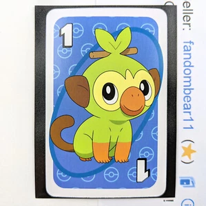 Grookey RARE JAPANESE Pokemon Center Exclusive card Sword & Shield Uno Blue 2020 - Picture 1 of 5