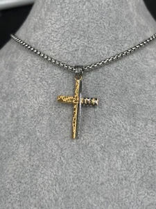 Collana Uomo in Acciaio Inossidabile con Pendente Croce IDEA REGALO UOMO - Imagen 1 de 3
