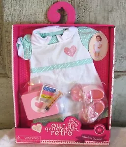 Conjunto de Traje de Enfermera Doctor Our Generation HEARING HEARTS Muñeca Niña Americana 18" NUEVO - Imagen 1 de 6