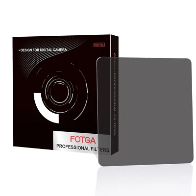 FOTGA 4X4"/100x100mm ND4 2-Stop Square Neutral Density ND Filter Optical Glass - Image 1 of 4