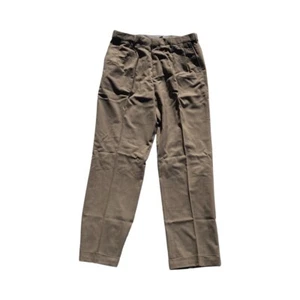 Lands End Herren Plissee Komfort Taille Ganzjährig Wolle Hose Größe 34 Khaki Neu mit Etikett - Bild 1 von 17