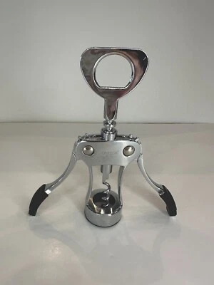 Oneida Wing Corkscrew Wine Bottle Opener. Heavy! Rubber grips - Image 1 of 2