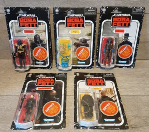 Star Wars The Book Of Boba Fett Retro Collection 3.75" Action Figures Hasbro x5 - Picture 1 of 6