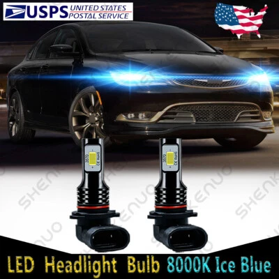 Para Chrysler 200 2016-2017 - 2X 9005 Bombillas LED delanteras haz alto/bajo HKL Foto 1 de 4