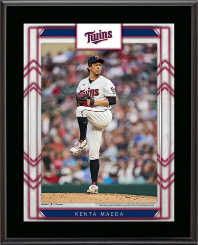 Kenta Maeda Minnesota Twins 10.5" x 13" Sublimated Player Plaque Cover