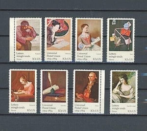 Scott # 1530 - 1537 - Satz von 8 zehn Cent berühmten Gemälden Briefmarken - OG - Sehr schön - postfrisch - Bild 1 von 2