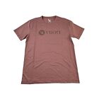 Vuori Shirt Men?S Large V1 Tech Shirt Wordmark Logo V157 Saltwater Red Heather