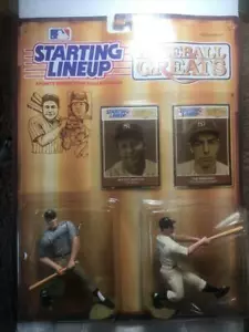 Joe DiMaggio Mickey Mantle New York Yankees 1989 Starting Lineup Baseball Greats - Picture 1 of 1