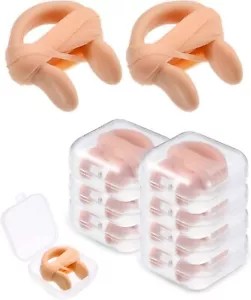7 Pieces Swimming Nose Clip Silicone Nose Plug Nose Protector with Elastic Rope - Picture 1 of 4