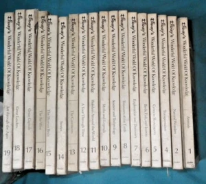 Vintage 1971-1973 Disney's Wonderful World Of Knowledge Encyclopedia 1-2 + 4-19 - Picture 1 of 17