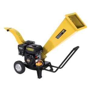 Ducar 7hp Wood Chipper Shredder Mulcher Grinder Petrol Yellow - Picture 1 of 12