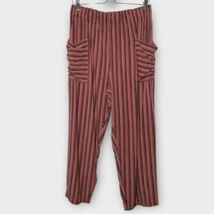 Urban Outfitters Womens Cottage Printed Pull On Harem Pants Size Large - Picture 1 of 8