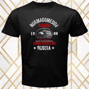 Khabib Nurmagomedov The Eagle Sambo Wrestling Herren schwarz T-Shirt Größe S - 3XL - Bild 1 von 1