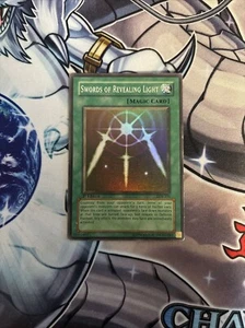 Swords of Revealing Light LOB-101 MP/LP 1st Edition (YM) - Picture 1 of 24