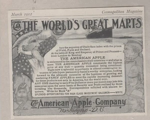 SAMMLERSTÜCKANZEIGE THE AMERICAN APPLE CO (Investition 5 $ in Apples World's Great Mart - Bild 1 von 1